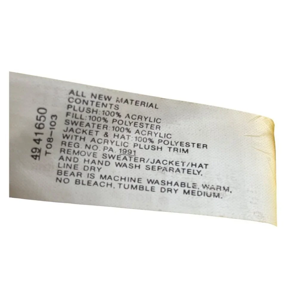 Sears Winnie the Pooh 15" Santa Plush Toy - Picture 7 of 8